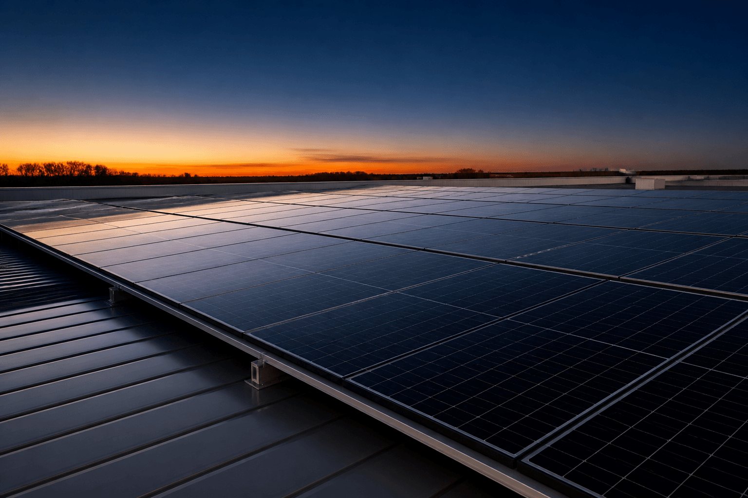 Commercial rooftop solar infrastructure